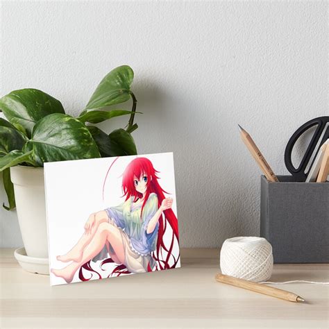Lámina rígida Lascivo Rias Gremory Sexy Boobs Cute Thighs Panties High School DxD Hot Ecchi