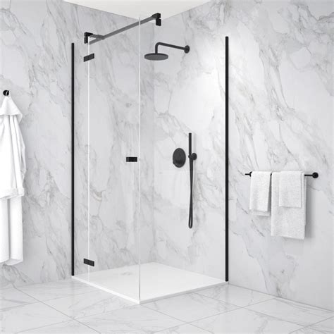 Hinged 1000mm Shower Door And 900mm Side Panel 34 St John 34 St John Ltd