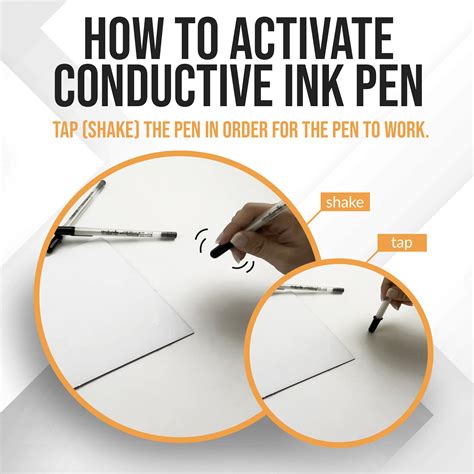 Silver Conductive Ink Pen