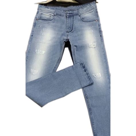 Comfort Fit Faded Mens Light Blue Denim Jeans At Rs 530 Piece In Ranchi