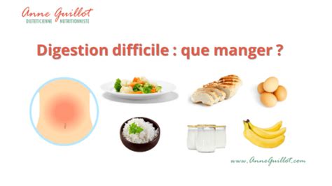 Digestion Difficile Que Manger