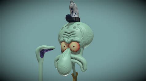 Ugly Squidward Download Free 3d Model By Ryadraba A26fd99 Sketchfab