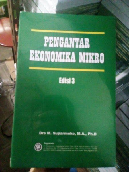 Jual Buku Pengantar Ekonomika Mikro Edisi 3 M Suparmoko Bpfe Asli Di Lapak Buku Merdeka