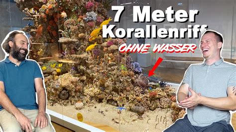 Meter Korallenriff Liter Aquarium K Nstliches Riff Im