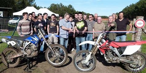 Le terrain de motocross inauguré