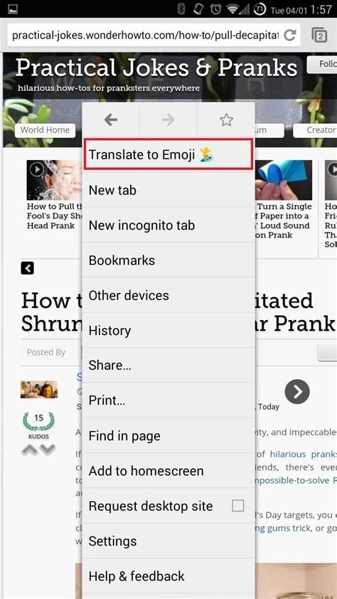 How To Translate Any Text Into Emoji Using Google Chrome Practical