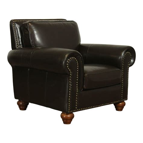 Natuzzi Dark Brown Leather Club Chair Chairish