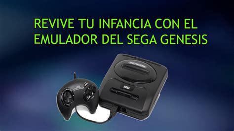 Como Descargar Emulador Sega Genesis Hd Youtube