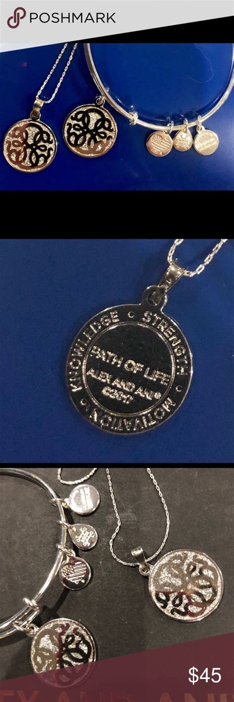 Alex And Ani Path Of Life Necklace And Bracelet Womens Jewelry