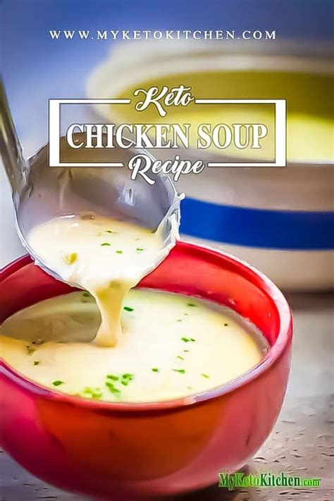 Hearty Keto Cream Of Chicken Soup Recipe By My Keto Kitchen