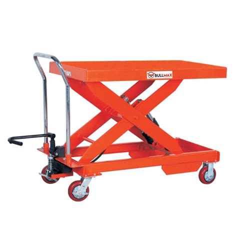 Manual Lift Table Kg Mhe Specialist Bullmax