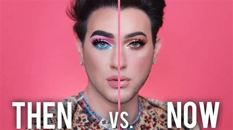 Comparing My Makeup Then Vs My Makeup Now Which Side Is Better Youtube