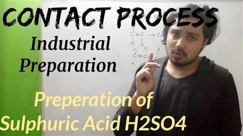 Contact Process Manufacture Of Sulphuric Acid By Contact Process