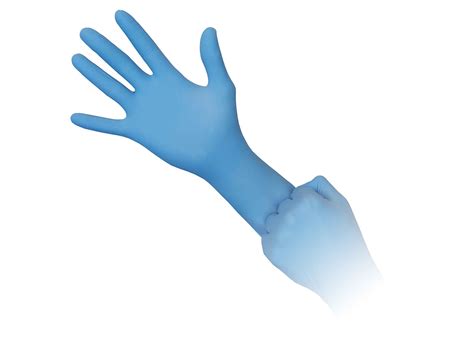 Emerald General Purpose Powder Free Blue Nitrile Gloves 3 Mil Blue