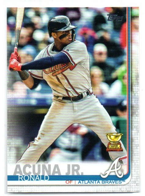 Ronald Acuna Jr Gets Card In Topps Baseball Set