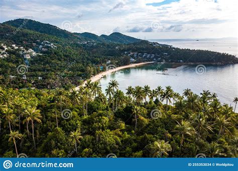 Salad Beach Or Haad Salad In Koh Phangan Thailand Stock Photo Image