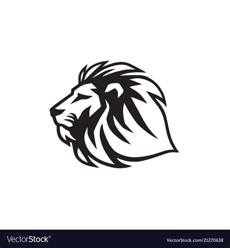 Lion Head Vector Logo