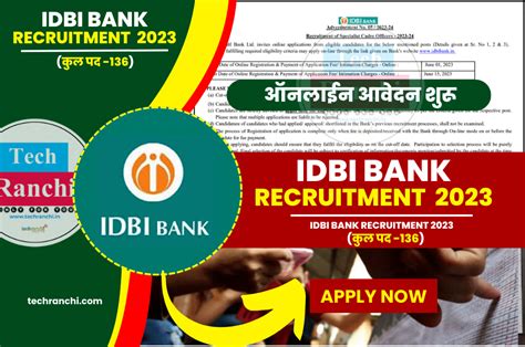 Idbi Bank Recruitment 2023 Post 136 Apply Now