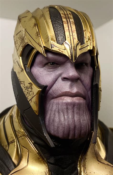 Thanos Head Sculpt Never Ceases To Amaze Me R Hottoys