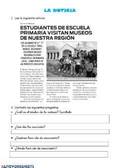 Ficha Pdf Online De La Noticia Artofit