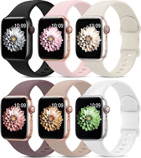 Amsky Pezzi Cinturini Compatibile Con Cinturino Apple Watch Mm Mm