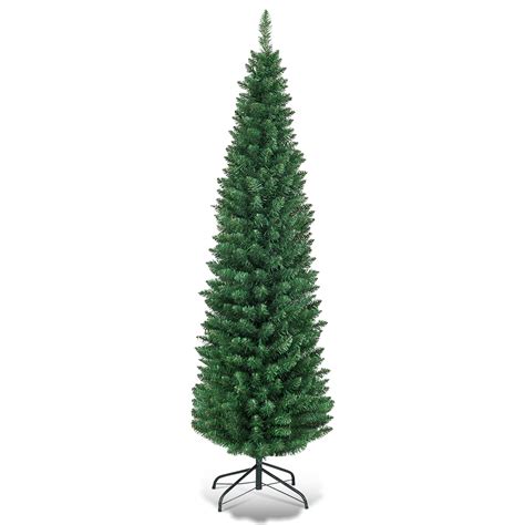 Costway Cm Rbol De Navidad Artificial Abeto Decoraci N Pvc Verde