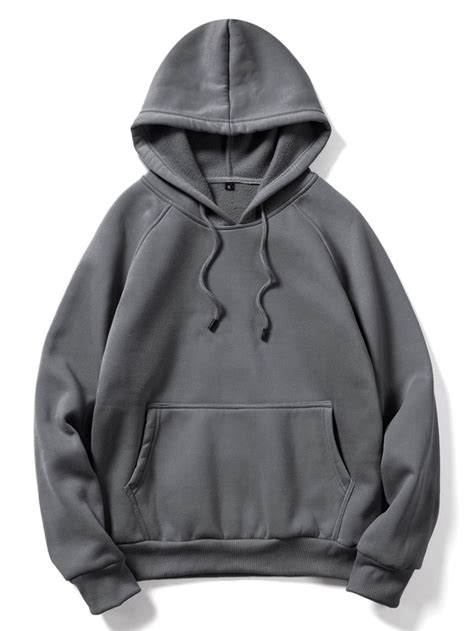 Romwe Prep Guys Kangaroo Pocket Drawstring Hoodie Shein Usa