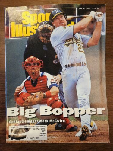 Sports Illustrated June Mark Mcgwire Oakland A S Big Bopper Ebay