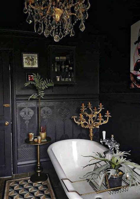 33 Dramatic Gothic Bathroom Design Ideas - DigsDigs