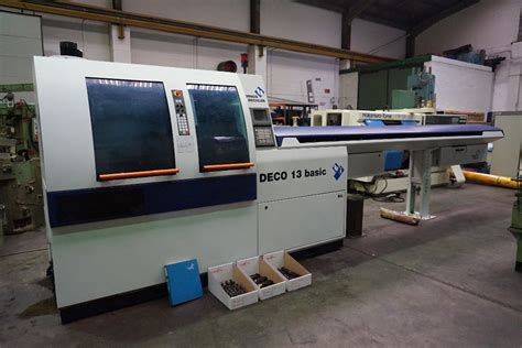 Tornos Bechler Deco 13 Basic 8 Axis CNC Sliding Head Turning Centre