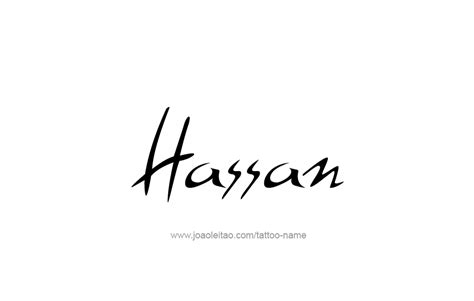 Hassan Name Tattoo Designs