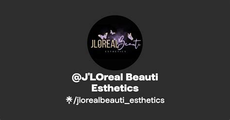 J LOreal Beauti Esthetics Instagram TikTok Linktree