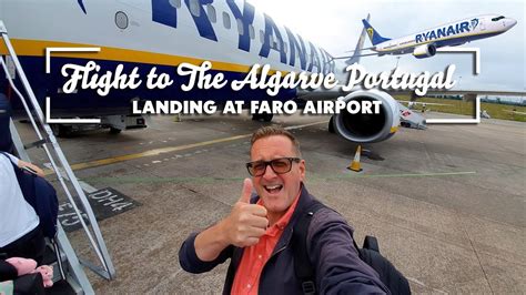 Flight To The Algarve Portugal And Landing At Faro Airport Youtube