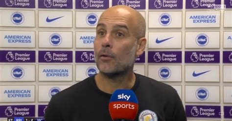 Pep Guardiolas Sarcastic Response When Asked If Man City Have Solved Their Striker Problem