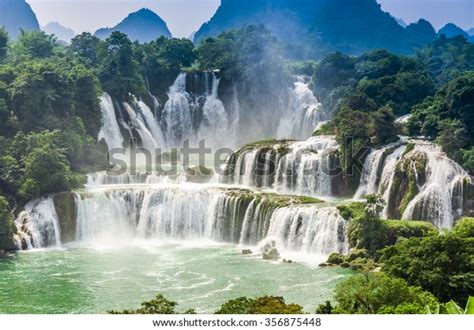 Detian Waterfall Stock Photo (Edit Now) 356875448