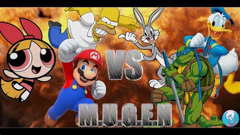 MUGEN Request By Matt24 Team Homer VS Team Bugs Bunny YouTube