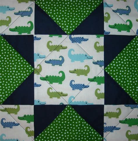 Crafter Without A Cat Baby Alligator Quilt