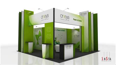 3 in 1 Exhibition Stand Design Ideas using Creeya™ Custom Modular ...