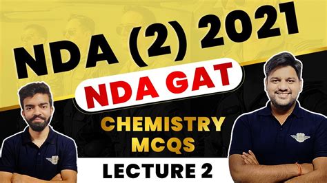 Chemistry MCQs Series Lecture 2 NDA GAT NDA Science Chemistry For