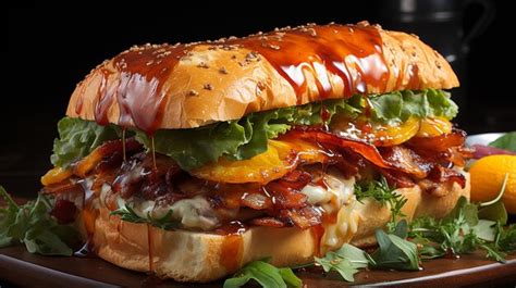 Premium Photo Hot Turkey Sandwich