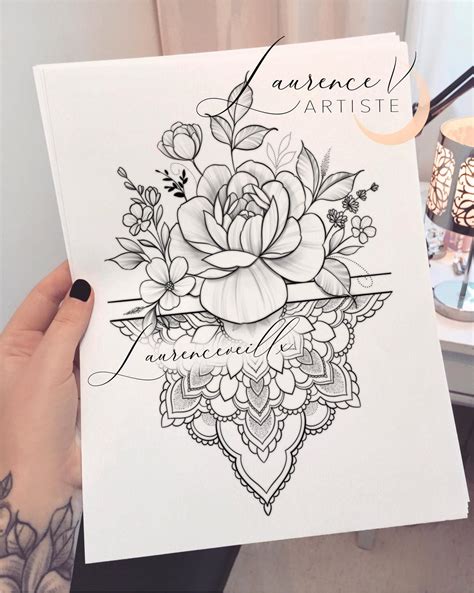 Mandala Flower Tattoo Designs