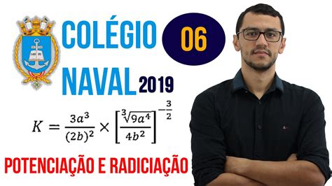 Colégio Naval 2019 Questão 6 Potenciação e Racionalização YouTube