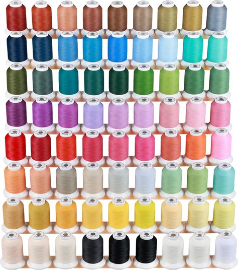 New Brothread Brother Couleurs Polyester Fil Machine Broder Pour