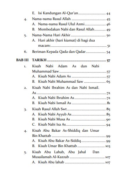 Buku Rangkuman Pelajaran Agama Islam Lengkap Rpail