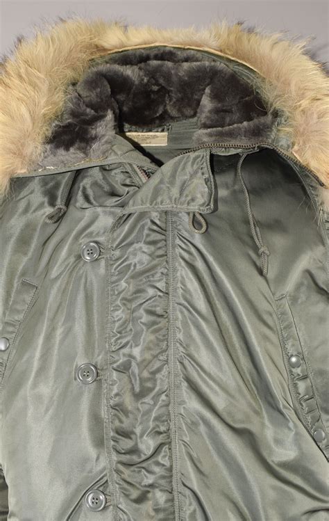 Аляска армейская CLASSIC N-3B старого образца натур. мех sage green б/у ...