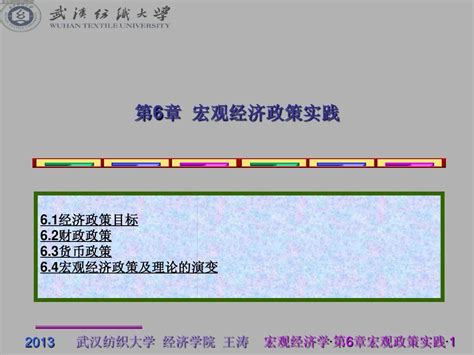 西方经济学宏观高鸿业第6章 宏观经济政策实践word文档在线阅读与下载无忧文档