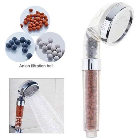 Hot Spa Healthy Shower Head Water Saving High Pressure Transparent