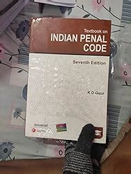 Textbook On Indian Penal Code K D Gaur Amazon In Books