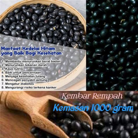 Jual Kacang Kedelai Hitam Lokal Super 1kg Indonesiashopee Indonesia