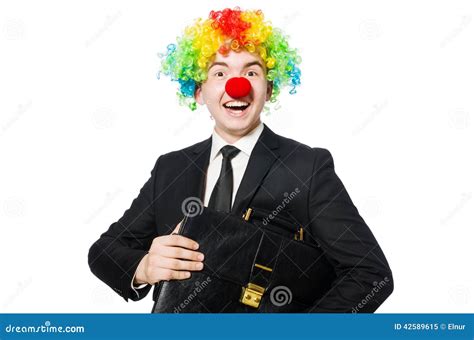 Clown Businessman Stock Image Image Of Formal Buffoon 42589615